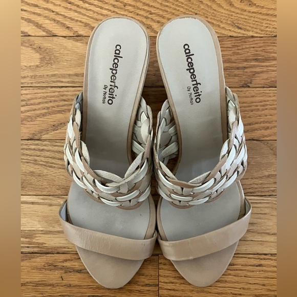 Calce Perfeito High Heel Sandals Size 7.5 US - Picture 3 of 5
